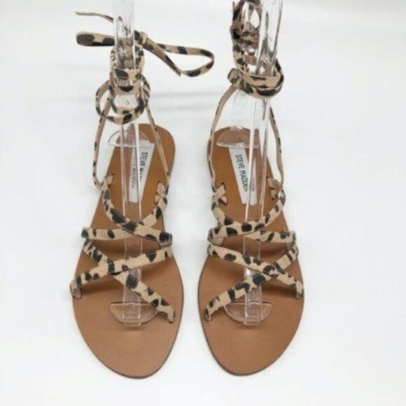 STEVE MADDEN Carmen Strappy Ankle Wrap Sandal - Picture 4 of 7